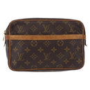 LOUIS VUITTON Monogram Compiegne 23 Clutch Bag M51847 LV Auth 210022-2