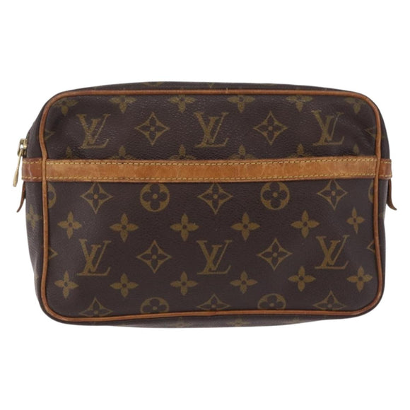 LOUIS VUITTON Monogram Compiegne 23 Clutch Bag M51847 LV Auth 210022