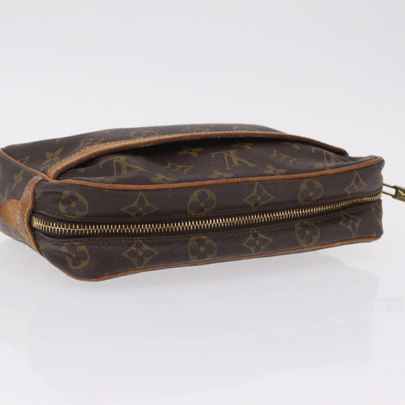 LOUIS VUITTON Monogram Compiegne 23 Clutch Bag M51847 LV Auth 210022