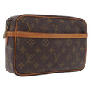 LOUIS VUITTON Monogram Compiegne 23 Clutch Bag M51847 LV Auth 210023-1