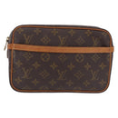 LOUIS VUITTON Monogram Compiegne 23 Clutch Bag M51847 LV Auth 210023-2