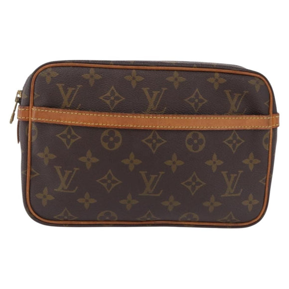 LOUIS VUITTON Monogram Compiegne 23 Clutch Bag M51847 LV Auth 210023