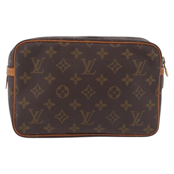 LOUIS VUITTON Monogram Compiegne 23 Clutch Bag M51847 LV Auth 210023