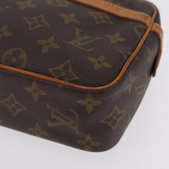 LOUIS VUITTON Monogram Compiegne 23 Clutch Bag M51847 LV Auth 210023