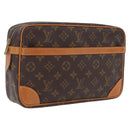 LOUIS VUITTON Monogram Compiegne 28 Clutch Bag M51845 LV Auth 210024-1