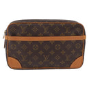 LOUIS VUITTON Monogram Compiegne 28 Clutch Bag M51845 LV Auth 210024-2