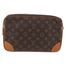 LOUIS VUITTON Monogram Compiegne 28 Clutch Bag M51845 LV Auth 210024-3