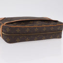 LOUIS VUITTON Monogram Compiegne 28 Clutch Bag M51845 LV Auth 210024-6