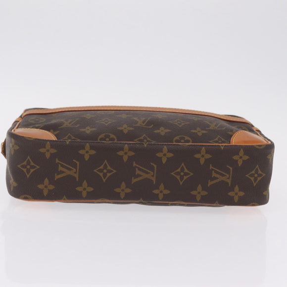 LOUIS VUITTON Monogram Compiegne 28 Clutch Bag M51845 LV Auth 210024