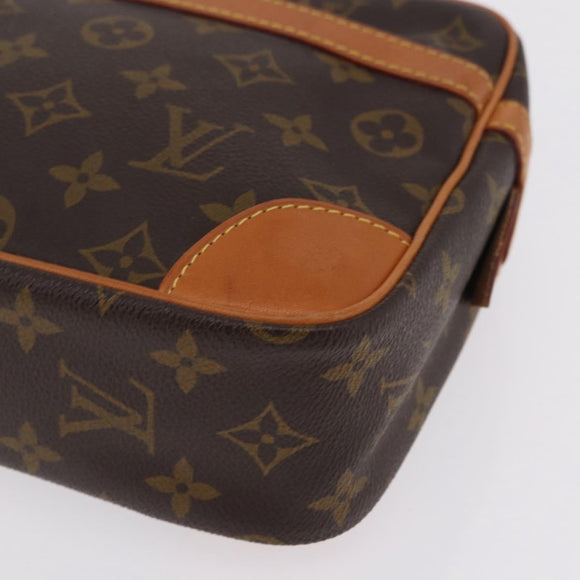 LOUIS VUITTON Monogram Compiegne 28 Clutch Bag M51845 LV Auth 210024