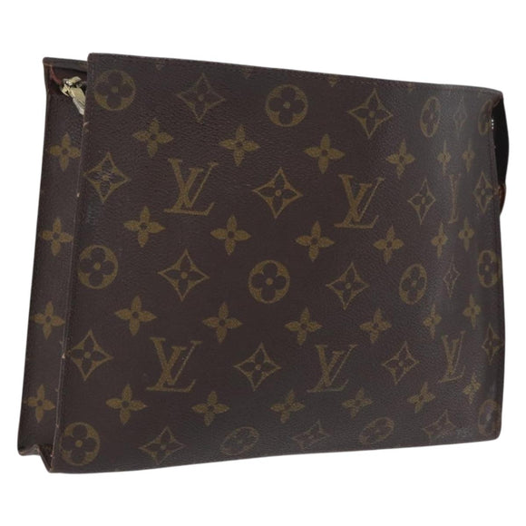 LOUIS VUITTON Monogram Poche Toilette 26 Pouch M47542 LV Auth 210027