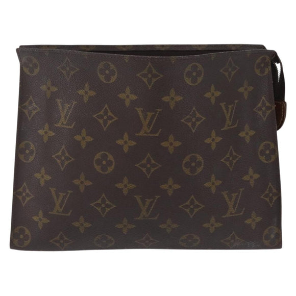 LOUIS VUITTON Monogram Poche Toilette 26 Pouch M47542 LV Auth 210027