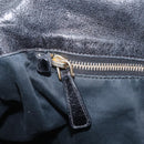 Miu Miu Hand Bag Vitellolux 2way Black Gold Auth 210028V-23