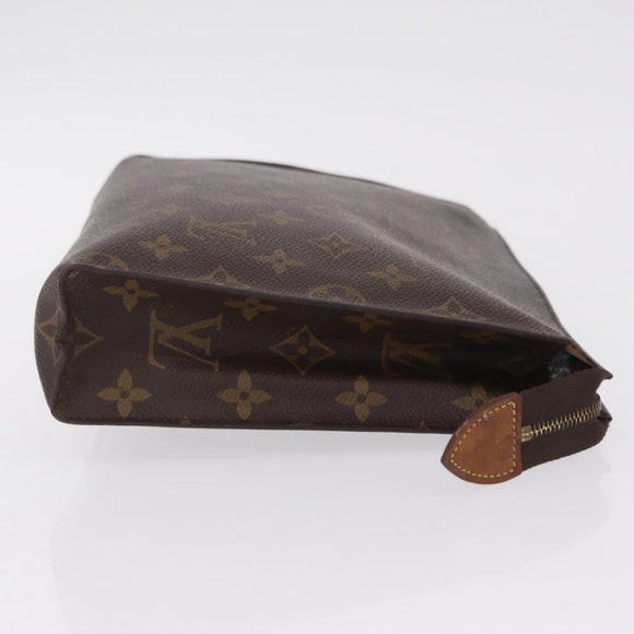 LOUIS VUITTON Monogram Poche Toilette 26 Pouch M47542 LV Auth 210030