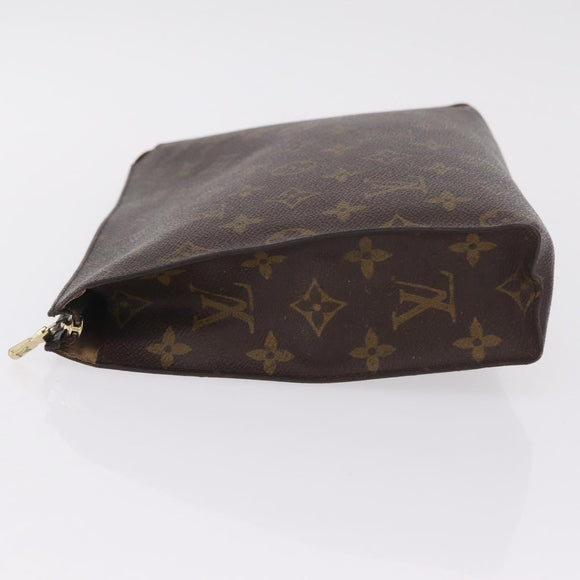LOUIS VUITTON Monogram Poche Toilette 26 Pouch M47542 LV Auth 210030