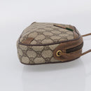 GUCCI GG Supreme Web Sherry Line Bag PVC Beige Gold 89 02 066 Auth 210037-4