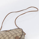 GUCCI GG Supreme Web Sherry Line Bag PVC Beige Gold 89 02 066 Auth 210037-8