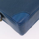 LOUIS VUITTON Epi Porte Documents Voyage Business Bag Blue M54475 LV Auth 210040-14