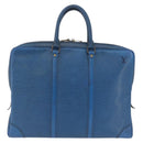 LOUIS VUITTON Epi Porte Documents Voyage Business Bag Blue M54475 LV Auth 210040-2