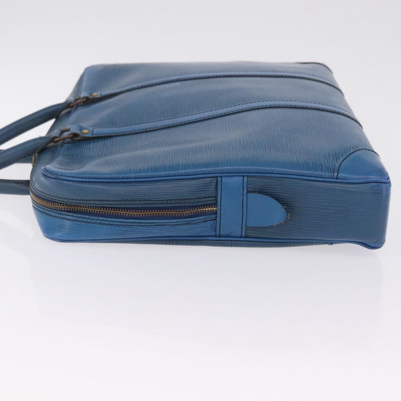 LOUIS VUITTON Epi Porte Documents Voyage Business Bag Blue M54475 LV Auth 210040