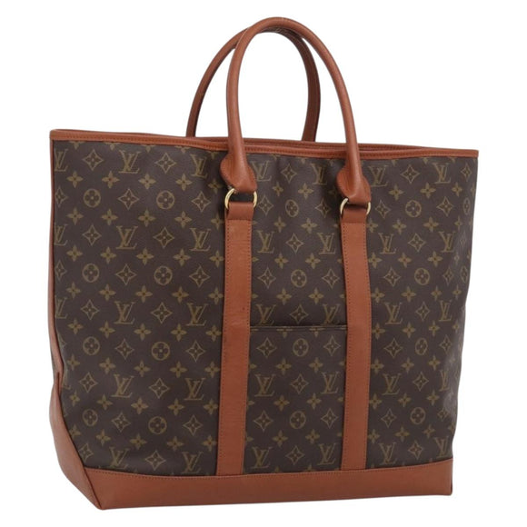 LOUIS VUITTON Monogram Sac Weekend GM Tote Bag M42420 LV Auth 210041A