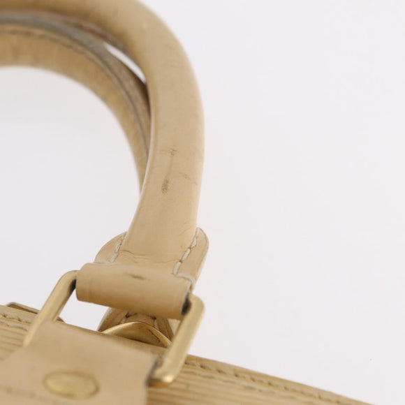 LOUIS VUITTON Epi Alma Hand Bag Vanilla M5214A LV Auth 210042