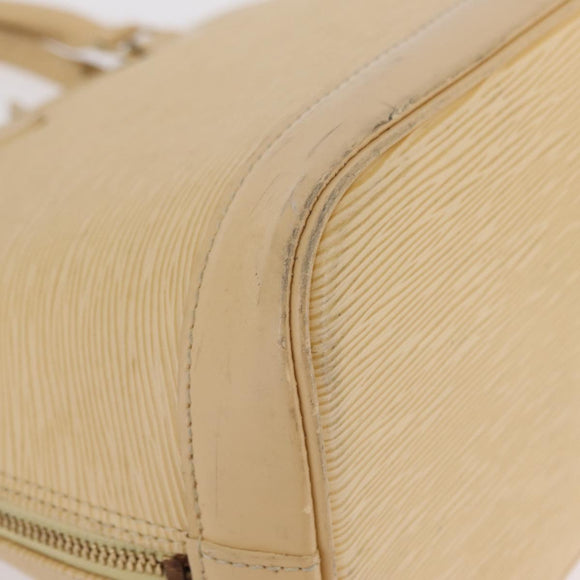 LOUIS VUITTON Epi Alma Hand Bag Vanilla M5214A LV Auth 210042