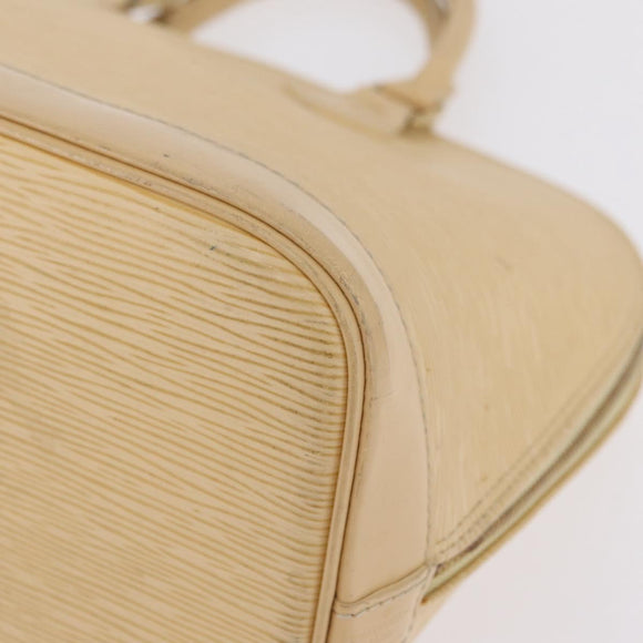 LOUIS VUITTON Epi Alma Hand Bag Vanilla M5214A LV Auth 210042