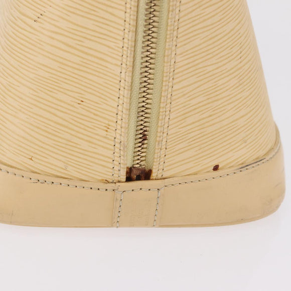 LOUIS VUITTON Epi Alma Hand Bag Vanilla M5214A LV Auth 210042