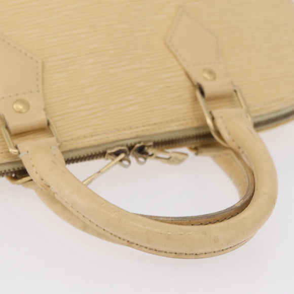 LOUIS VUITTON Epi Alma Hand Bag Vanilla M5214A LV Auth 210042