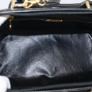 FENDI Zucca Canvas Hand Bag PVC 2way Black Brown Auth 210043-20