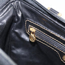 FENDI Zucca Canvas Hand Bag PVC 2way Black Brown Auth 210043-23