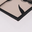 CHANEL Chain Shoulder Bag Canvas Pink Gold CC Auth 210045V-11