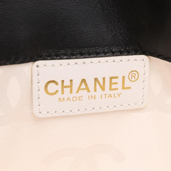 CHANEL Chain Shoulder Bag Canvas Pink Gold CC Auth 210045V