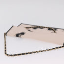 CHANEL Chain Shoulder Bag Canvas Pink Gold CC Auth 210045V-7