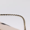 CHANEL Chain Shoulder Bag Canvas Pink Gold CC Auth 210045V-8