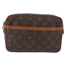 LOUIS VUITTON Monogram Compiegne 23 Clutch Bag M51847 LV Auth 210048-2
