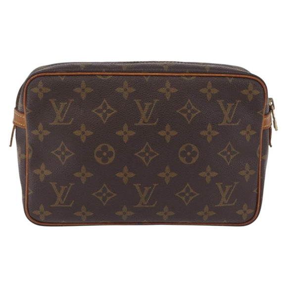 LOUIS VUITTON Monogram Compiegne 23 Clutch Bag M51847 LV Auth 210048