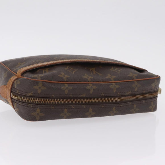 LOUIS VUITTON Monogram Compiegne 23 Clutch Bag M51847 LV Auth 210048