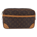 LOUIS VUITTON Monogram Compiegne 28 Clutch Bag M51845 LV Auth 210049-2