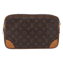 LOUIS VUITTON Monogram Compiegne 28 Clutch Bag M51845 LV Auth 210049-3