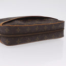 LOUIS VUITTON Monogram Compiegne 28 Clutch Bag M51845 LV Auth 210049-6