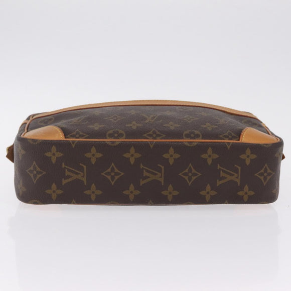 LOUIS VUITTON Monogram Compiegne 28 Clutch Bag M51845 LV Auth 210049