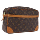 LOUIS VUITTON Monogram Compiegne 28 Clutch Bag M51845 LV Auth 210050-1