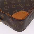 LOUIS VUITTON Monogram Compiegne 28 Clutch Bag M51845 LV Auth 210050-10