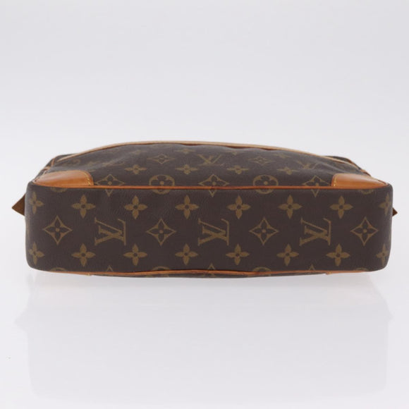 LOUIS VUITTON Monogram Compiegne 28 Clutch Bag M51845 LV Auth 210050