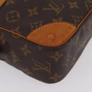 LOUIS VUITTON Monogram Compiegne 28 Clutch Bag M51845 LV Auth 210050-8