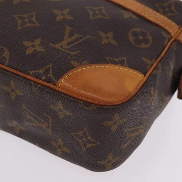 LOUIS VUITTON Monogram Compiegne 28 Clutch Bag M51845 LV Auth 210050