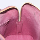 LOUIS VUITTON Monogram Vernis Alma PM Hand Bag Amarante M91611 LV Auth 210054-21