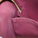 LOUIS VUITTON Monogram Vernis Alma PM Hand Bag Amarante M91611 LV Auth 210054-24